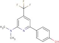 4-[6-Dimethylamino-4-(trifluoromethyl)pyridin-2-yl]phenol