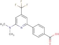 4-[6-Dimethylamino-4-(trifluoromethyl)pyridin-2-yl]benzoic acid