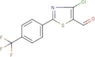 4-Chloro-2-[4-(trifluoromethyl)phenyl]thiazole-5-carboxaldehyde