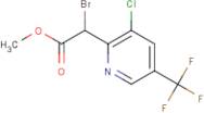 Methyl 2-bromo-2-[3-chloro-5-(trifluoromethyl)pyridin-2-yl]acetate