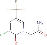 2-[3-Chloro-2-oxo-5-(trifluoromethyl)pyridin-1-yl]acetamide