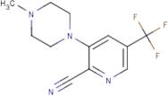 2-Cyano-3-(4-methylpiperazin-1-yl)-5-(trifluoromethyl)pyridine