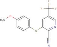 2-Cyano-3-(4-methoxyphenylsulfanyl)-5-(trifluoromethyl)pyridine