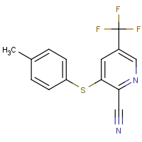 2-Cyano-3-(4-methylphenylsulfanyl)-5-(trifluoromethyl)pyridine