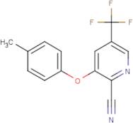 2-Cyano-3-(4-methylphenoxy)-5-(trifluoromethyl)pyridine