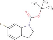 tert-Butyl 6-fluoro-2,3-dihydro-1H-indole-1-carboxylate