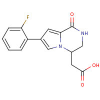 [7-(2-Fluorophenyl)-1-oxo-1,2,3,4-tetrahydropyrrolo[1,2-a]pyrazin-4-yl]acetic acid