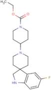 Ethyl 4-(5-fluoro-1,2-dihydro-1'H-spiro[indole-3,4'-piperidin]-1'-yl)piperidine-1-carboxylate