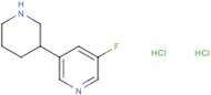 3-Fluoro-5-(piperidin-3-yl)pyridine dihydrochloride