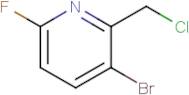 3-Bromo-2-(chloromethyl)-6-fluoropyridine