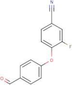 3-Fluoro-4-(4-formylphenoxy)benzonitrile