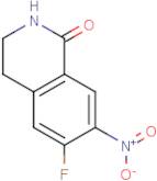 6-Fluoro-7-nitro-3,4-dihydroisoquinolin-1(2H)-one