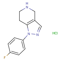 1-(4-Fluorophenyl)-4,5,6,7-tetrahydro-1H-pyrazolo[4,3-c]pyridine hydrochloride