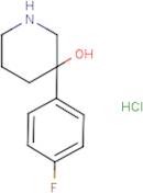 3-(4-Fluorophenyl)piperidin-3-ol hydrochloride