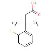 3-(2-Fluorophenyl)-3-methylbutanoic acid