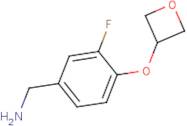 [3-Fluoro-4-(oxetan-3-yloxy)phenyl]methanamine