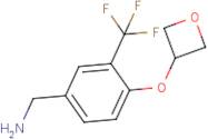 [4-(Oxetan-3-yloxy)-3-(trifluoromethyl)phenyl]methanamine