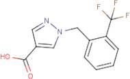 1-[2-(Trifluoromethyl)benzyl]-1H-pyrazole-4-carboxylic acid