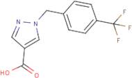 1-[4-(Trifluoromethyl)benzyl]-1H-pyrazole-4-carboxylic acid