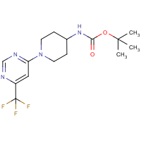 tert-Butyl {1-[6-(trifluoromethyl)pyrimidin-4-yl]piperidin-4-yl}carbamate