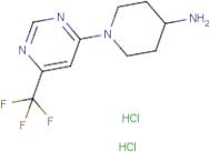 1-[6-(Trifluoromethyl)pyrimidin-4-yl]piperidin-4-amine dihydrochloride