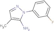 1-(3-Fluorophenyl)-4-methyl-1H-pyrazol-5-amine