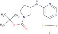 tert-Butyl (3S)-3-{[6-(trifluoromethyl)pyrimidin-4-yl]amino}pyrrolidine-1-carboxylate