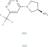 (3R)-1-[6-(Trifluoromethyl)pyrimidin-4-yl]pyrrolidin-3-amine dihydrochloride
