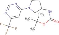 tert-Butyl {(3S)-1-[6-(trifluoromethyl)pyrimidin-4-yl]pyrrolidin-3-yl}carbamate