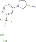 (3S)-1-[6-(Trifluoromethyl)pyrimidin-4-yl]pyrrolidin-3-amine dihydrochloride