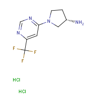 (3S)-1-[6-(Trifluoromethyl)pyrimidin-4-yl]pyrrolidin-3-amine dihydrochloride