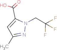 3-Methyl-1-(2,2,2-trifluoroethyl)-1H-pyrazole-5-carboxylic acid