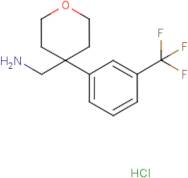 {4-[3-(Trifluoromethyl)phenyl]tetrahydro-2H-pyran-4-yl}methanamine hydrochloride