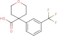 4-[3-(Trifluoromethyl)phenyl]oxane-4-carboxylic acid