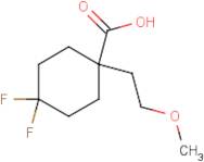 4,4-Difluoro-1-(2-methoxyethyl)cyclohexane-1-carboxylic acid