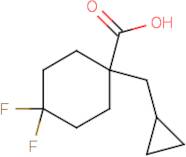 1-(Cyclopropylmethyl)-4,4-difluorocyclohexane-1-carboxylic acid