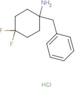 1-Benzyl-4,4-difluorocyclohexan-1-aminehydrochloride