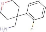 [4-(2-Fluorophenyl)oxan-4-yl]methanamine