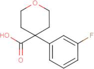 4-(3-Fluorophenyl)oxane-4-carboxylic acid