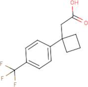 2-{1-[4-(Trifluoromethyl)phenyl]cyclobutyl}acetic acid