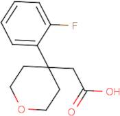 2-[4-(2-Fluorophenyl)-tetrahydro-2H-pyran-4-yl]acetic acid