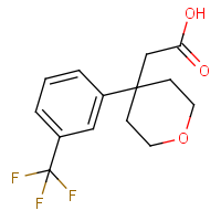 2-{4-[3-(Trifluoromethyl)phenyl]-tetrahydro-2H-pyran-4-yl}acetic acid