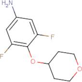 3,5-Difluoro-4-(tetrahydro-2H-pyran-4-yloxy)aniline