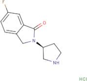 (S)-6-Fluoro-2-(pyrrolidin-3-yl)isoindolin-1-one hydrochloride