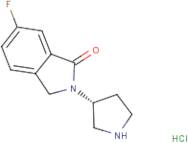 (R)-6-Fluoro-2-(pyrrolidin-3-yl)isoindolin-1-one hydrochloride