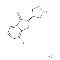 (S)-4-Fluoro-2-(pyrrolidin-3-yl)isoindolin-1-one hydrochloride