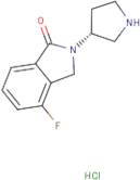 (R)-4-Fluoro-2-(pyrrolidin-3-yl)isoindolin-1-one hydrochloride