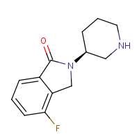 (S)-4-Fluoro-2-(piperidin-3-yl)isoindolin-1-one