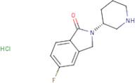 (R)-5-Fluoro-2-(piperidin-3-yl)isoindolin-1-one hydrochloride