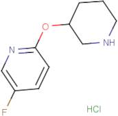 5-Fluoro-2-(piperidin-3-yloxy)pyridine hydrochloride